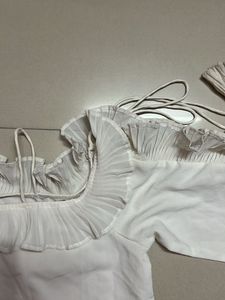 White Off-Shoulder Top