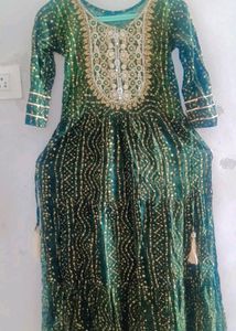 Kurti Bandhani Silk