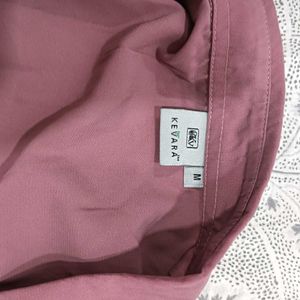 Mauve Button-Up Shirt