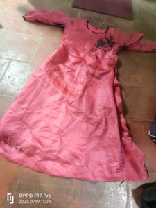Red & Gold Kurta Set
