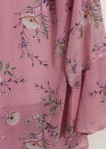Floral Pink Blouse