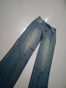 vintage washed jeans