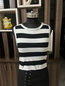 Striped Knit Top