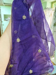 Purple Embroidered Designer Anarkali Suit