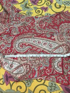 Red Paisley Print Tunic Dress
