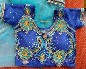 Beautiful Work Ghagra Choli Duppatta For Sale