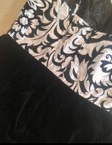 Party Wear Black Gown