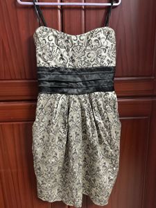 Elegant Patterned Mini Dress