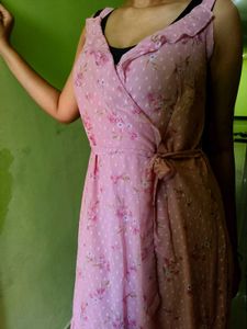 Floral Pink Maxi Dress