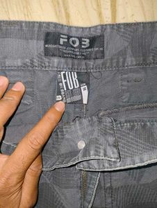 Premium FOB Geometric Cargo Pants
