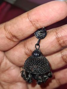 Black Earrings (Set Of 2)