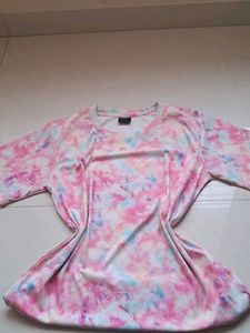 A Pink Multicolor Top