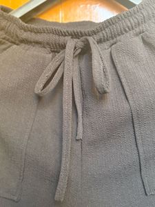 Cargo Stretchy Trousers Black And Brown