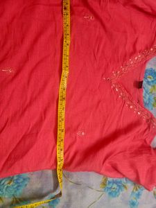 Elegant Peach Kurta