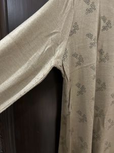 Plus Size Black/beige Warm Kurta