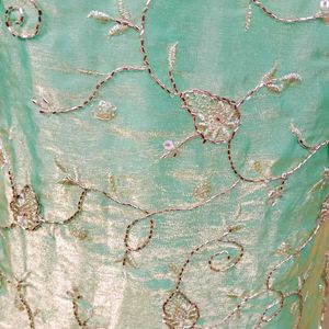 Elegant Teal Kurta plazzo Set