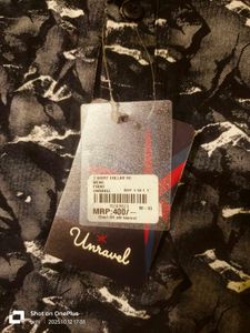 Printed Black Shirt