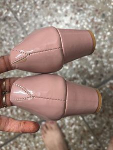 Rose Pink Heels For Casual Wear