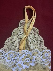 Yellow Lace Bikini Set