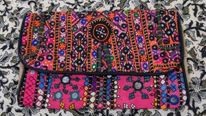 Pink Ethnic Sling Bag
