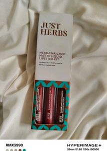 Herb Enriched Matte Liquid Lipstick Kit