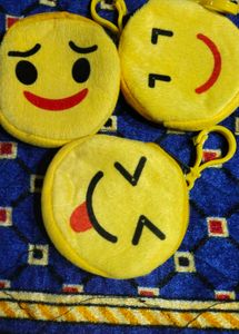 Emoji Coin Purse Set