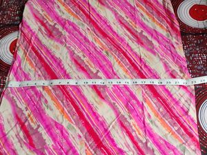 Cotton Kurti With Glass Work Around The Neck
