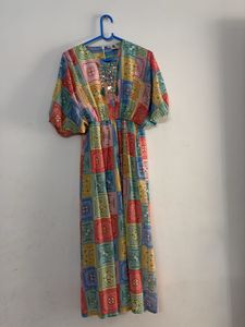 Colorful  jam suit Dress - Mirror Detail