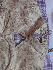 Golden Full Sleeves Blouse