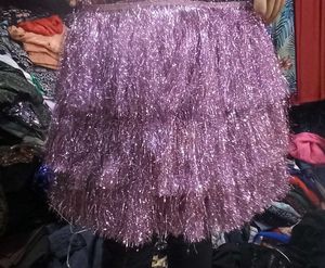 Tiered Fringe Mini party sparkle Skirt