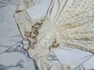 Anarkali White Gown