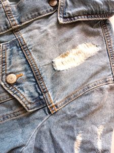 PIMKIE WOMEN&#39;S BIKER DENIM JACKET