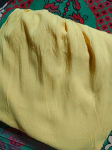 Bright Yellow Rayon Salwar Pants