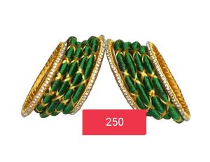 New Silk Thread Bangles Set