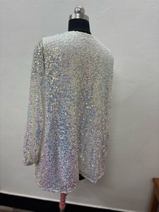 Sequin Long Sleeve Party Top