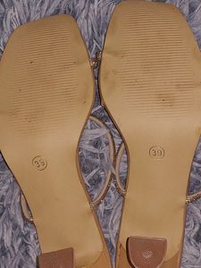 Rhinestone Detailed Heels (Never Used)