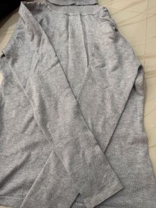 Gray Turtleneck Sweater