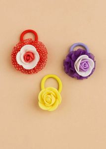 Cute Flower Hair Ties (Set of 3)