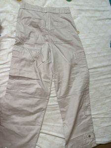Beige Cargo Pants