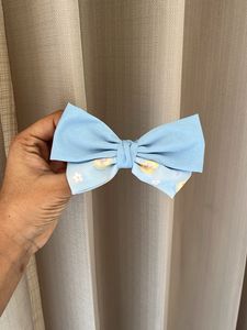 Cute Blue Hair Bow