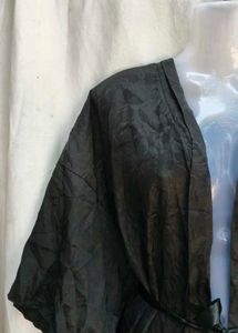 Stylish Black Kimono Robe