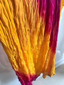 Tie-Dye Crinkled Dupatta