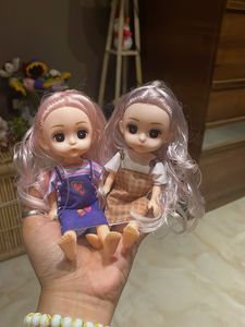 Cute Doll with Pink Hair