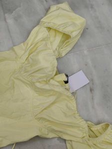 Yellow Bustier Cottage Core Dress