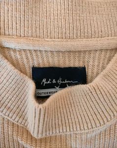 Mast &amp; Harbour Beige Pullover For Women