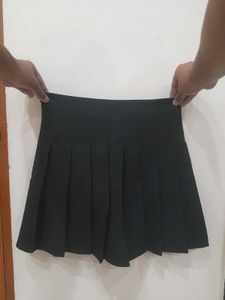Black tennis skirt
