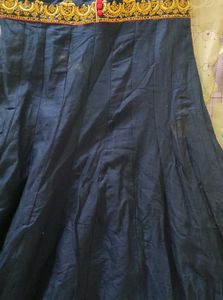 Elegant Blue Ethnic Dress (Set of 2)