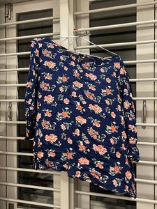 Floral Print Long Sleeve Top