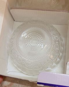 Set of 6 Glass Dessert Bowls