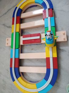 Autotrack Dog Figure Moving Train Toy for Baby kid